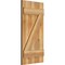 Ekena Millwork Joined Board-n-Batten Shutters w/Z-Bar, Rough Sawn Western Red Cedar, 16 1/8W x 32H, PR RBJ06Z16X032RWR - alternate 4